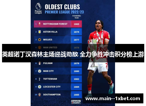 英超诺丁汉森林主场迎战劲敌 全力争胜冲击积分榜上游 英超诺丁汉森林主场迎战劲敌 全力争胜冲击积分榜上游