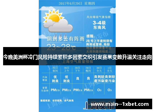 今晚美洲杯冷门风险持续累积多因素交织引发赛果变数升温关注走向